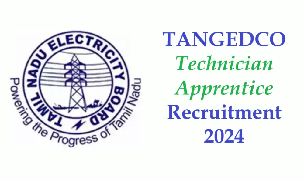 TANGEDCO Technician Apprentice Recruitment 2024