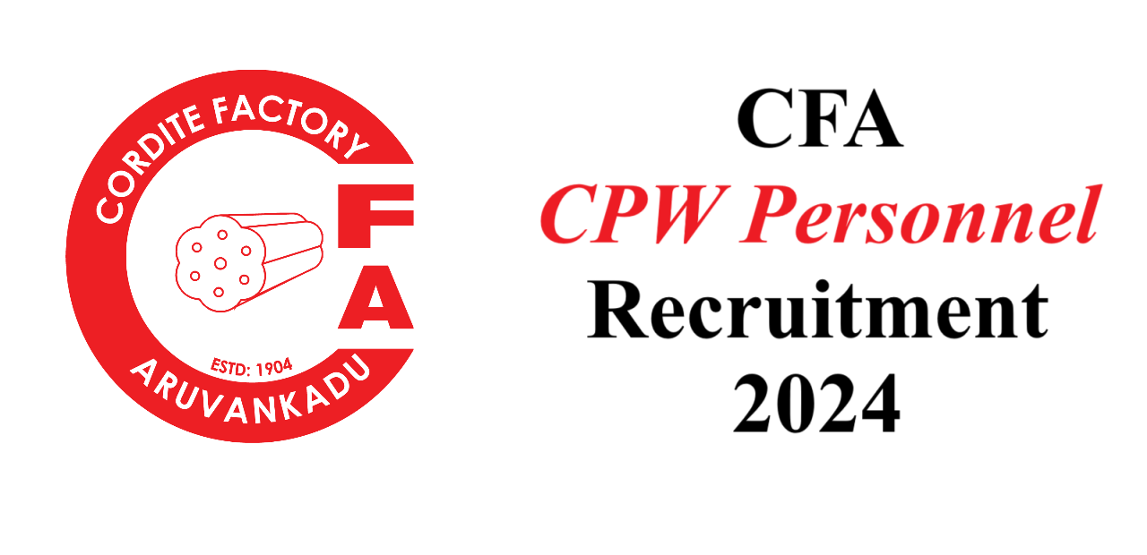 CFA CPW Personnel Recruitment 2024