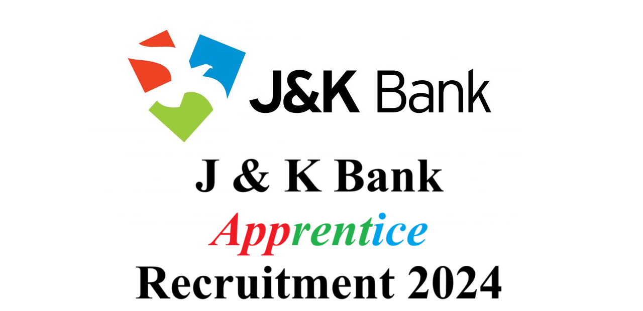 J K Bank Apprentice Recruitment 2024