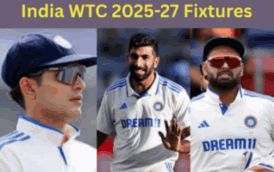 India WTC 2025-27 Fixtures