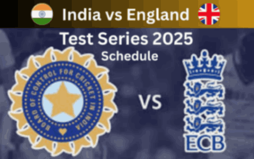 India vs England Test Series 2025 Full Schedule